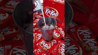 KitKat Chocolate Milkshake Homemade | Satisfying #shorts