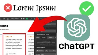 Use ChatGPT generated text instead of Lorem Ipsum in your Webflow website