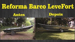 Reforma e Pintura de Barco de Alumínio LeveFort Squalus 500S