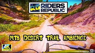 "Riders Republic MTB Desert Mountain Trail Ambience | Relaxing Off-Road Cycling Adventure"