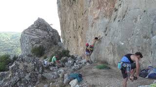 SİSTEKİ GORİL 6b+, VII+ Tırmanıcı:Eren Deniz Karatepe Manisa Sarıkaya Kaya Tırmanışı Climbing Turkey