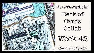 Week 42 Collage Collab | Deck of Cards Collab Weekly Project | Collage Challenge #sweetbeecardcollab