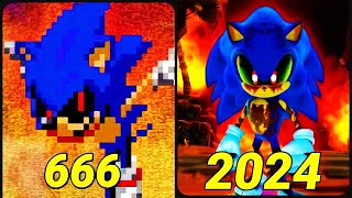 The evolution of SONIC.EXE 666-2024