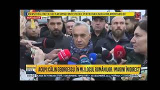 Călin Georgescu la vot 08.12.2024