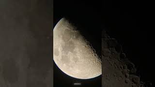 the moon #moon #moonlight #moonwalk #moongdal #telescope #astrophotography #planet #viral #montage