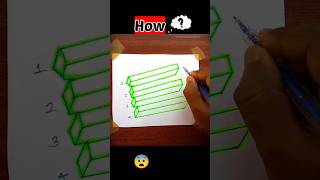 How To Draw 3d Illusion 🤯 #shorts #draw #3d #short