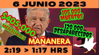 💩🐣 Conferencia de prensa matutina *Martes 6 de Junio 2023* Presidente AMLO de 2:19 a 1:17.