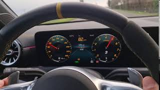 Mercedes CLA 45S AMG 2021 - sound & acceleration