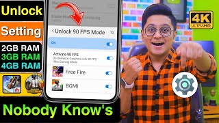 Unlock 90 FPS in FreeFire & BGMI || Pro Player Setting || Get 90Fps in Bgmi Free Fire Permanent Tip