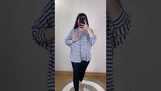 FV Blouse Jumbo Aquilla Stripe 2 Warna