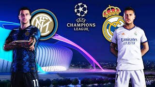 Inter Milan vs Real Madrid ● UEFA CHAMPIONS LEAGUE | eFootball 2022 Predict Gameplay