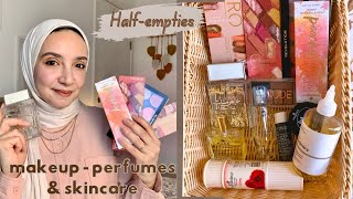 منتجات خلصت نصّها و رأيي فيها | half empties haul