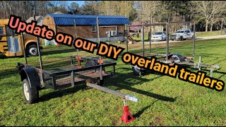 Update video on the DIY overland trailer builds. (New Bus?)