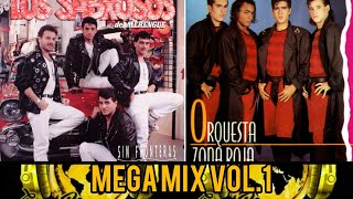 LOS SABROSOS DEL MERENGUE VS ZONA ROJA (MEGA MIX VOL.1)