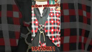 China Linan Waistcoat Two Pice | HM Collection's | Wholesale | Garments