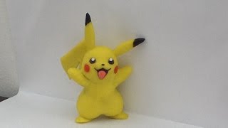 Pokemon- Tutorial PIKACHU (Plastilina, Porcelana fria)