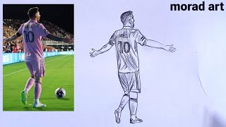 How to draw Lionel Messi | Inter Miami