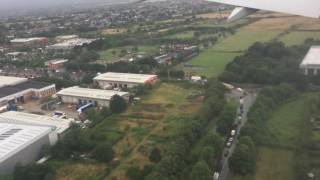 Landing at London Heathrow Airport