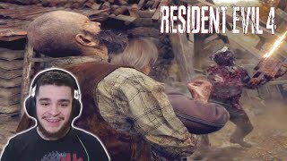 Playing Resident Evil 4 Remake On Hardest Difficulty "Nightmare" - Resident Evil 4 Chainsaw Demo