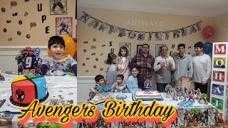 Avengers Themed Birthday