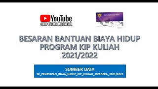 INFORMASI BESARAN BEASISWA KIP KULIAH 2022 DISELURUH INDONESIA