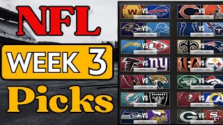 Week 3 National Football League Pick-Em (Here we go) #nfl #NFL, #nflpicks