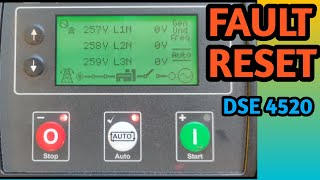 DG set controller fault reset karna #Dg set controller