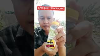 Review sari buah lemon murni 100% dalam kemasan botol #review #saribuahlemon #buahlemon