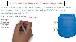 Pressure Gauge Mysteries Uncovering Liquid Density with Two Simple Methods!