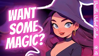 Cute Witch Helps You Find True Love! (Magical Girl ASMR • F4A • Hugs • Magic Shop • Animated Audio!)