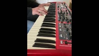 Testing the new Nord felt upright piano sample #short