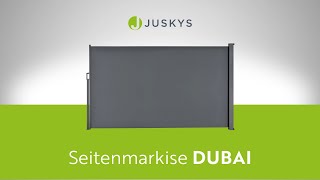 Seitenmarkise Dubai - Sichtschutz für Garten und Terrasse