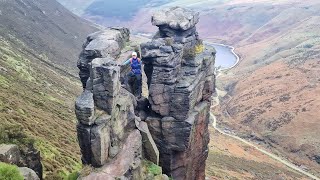 Dovestones to Bircham Clough to Trinnacles Circular hike peak district