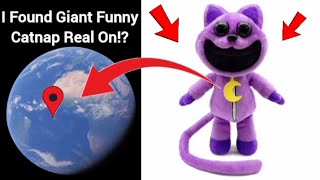 😱I Found Giant Funny Catnap In Real life!?🤯On Google Earth Universal S2z🌎#maps #earth #viralvideo