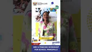 GBV & Femicide awareness workshops for Principals! #BuildingBlocksForGrowth #ECDOE_TV