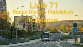 Autobusem po Szczecinie - linia 71 (Rondo Ułanów Podolskich & Turkusowa) #2700