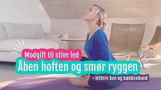 Modgift til stive hofteled og rigide rygsøjler