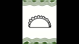 #shorts How to draw cute 🌮TACO🌮 Step By Step |Draw Cute Inspiration #cute #draw #ytshorts #youtuber