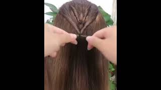 stylish  and beautiful  hair  style   / style  # 4