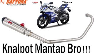 Knalpot Daytona Yamaha R15 / Xabre (GP Taper Slash)