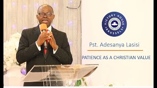 PATIENCE AS A CHRISTIAN VALUE