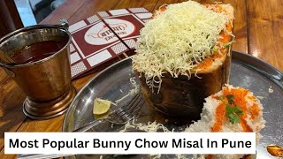 Most Unique Bunny Chow Misal of Pune | Indian Street Food I  Bappa Misal(बाप्पा मिसळ) |