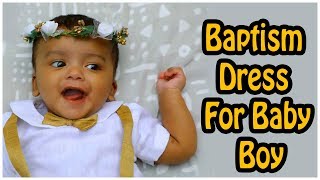 Baptism Dress for Baby Boy  | Christening Dress | Cute Baby Videos | IVAH couture