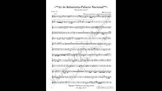 23 de infanteria palacio nacional - banda bucanera (partitura)