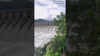 Srishailam Dam - Beautiful View #dam #srisailam #srishailam #water #project #water #waterflow #short