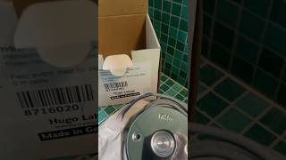 Unboxing Fit Star piezo buttons for pool attractions from Hugo Lahme made of stainless steel V4A