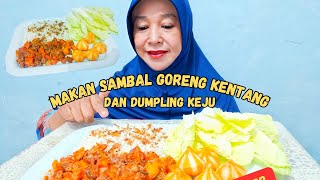 Sambel goreng kentang ati ampela.dampling keju dan lalaban‼️buka puasa yang nikmaat banget