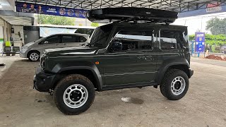 Modifikasi Mobil Susuki Jimny Ganti Velg Hsr Ring 15 type KlG #jimny #velgmobil