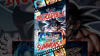 ARE THESE THE LUCKIEST SUMMONS THIS YEAR?! Tree of Might Goku | Dragon Ball Legends Summons #shorts