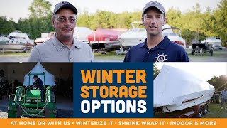 Winter Storage at CYC & North Country Marine ❄